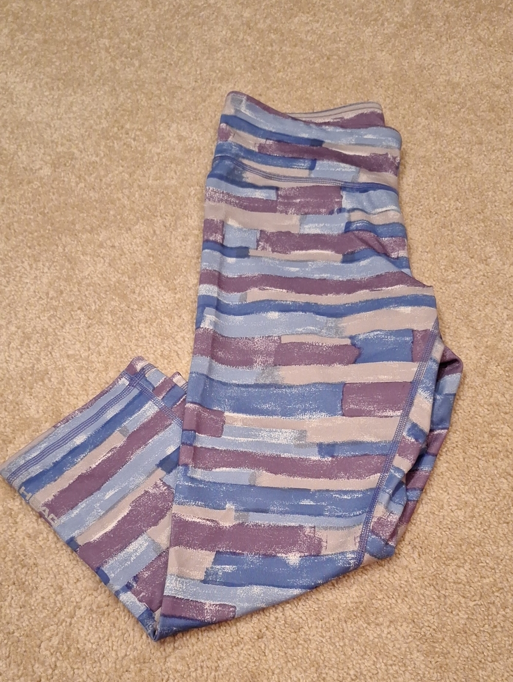 Head Striped Yoga Capris